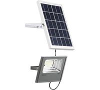 KIJyfgTR Landscape spotlights solar Wall-mounted household solar spotlights, IP65 waterproof light control/remote control garden light,(60W)