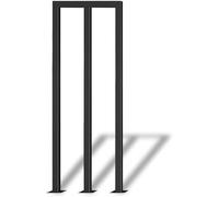 KIJyfgTR Wrought Iron Stair Railing Durable Railing Suitable For Indoor And Outdoor Stairs Gardens And Balconies M-shaped Design(Noir M,95cm)