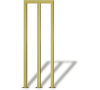 KIJyfgTR Wrought Iron Stair Railing Durable Railing Suitable For Indoor And Outdoor Stairs Gardens And Balconies M-shaped Design(Or M,85cm)