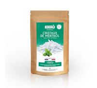 KIKAO Menthol Crystals 100% Natural 100g Premium Quality for Sauna, Hammam, DIY, Cosmetics & Breathing Care - Intense Freshness & Instant Cold Effect