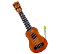 KIKAPA 17In Kids Ukulele Guitar 4Strings Guitar Children Musical Instruments Toys with Picks for Toddler Kids,B