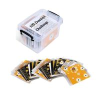 KIKAPA Set of 100PCS Envelope Challenge Box Set Money Saving Budget Planner Book for Budgeting