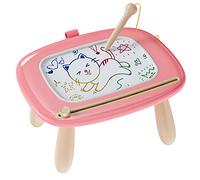 Kikapabi Magnetic Drawing Board Toys Gifts for Toddlers, Durable Colorful Doodle Board, Educational Early Learning Toy for 1-3 Year Old Girls Boys, Birthday Gift (Pink)