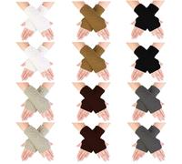 KIKAWORD 12Pairs Women Knit Fingerless Gloves，Warm Crochet Knitted Mittens,Winter Wrist Warmers Half Finger Arm Gloves for Ladies,Girls Indoor or Outdoor Activities and More