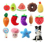 KIKAWORD 13 PCS Dog Toy Bundle, Squeaky Dog Toys, Plush Puppy Soft Toys, Strong and Wear-Resistant for Pets Puppies Small and Medium Dogs Chew Toy