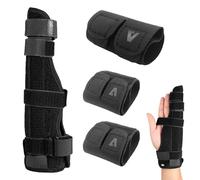 KIKAWORD 4 Pcs Pinky Finger Splint Set | Little Finger Support for Arthritis,Tendonitis | Metacarpal Splint for 4th or 5th Fingers, All-Day Comfortable Wear,Universal Design for Left & Right Hand