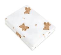 KIKAWORD Thin Baby Blanket for Newborn, Baby Blankets Newborn Soft, Cotton Cellular Blankets Apply to Spring or Summer, Unisex New born Essentials, Breathable, Bear, 85 * 85cm