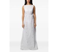 Kiki de Montparnasse broderie-anglaise backless maxi dress - White S