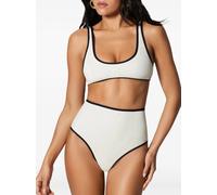 Kiki de Montparnasse Contraste bikini top - White XS-S-M