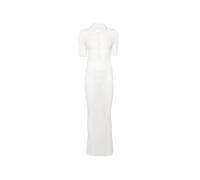 Kiki de Montparnasse crochet polo dress - White XS-S-M-L