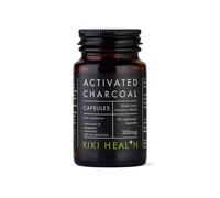 KIKI Health - Activated Charcoal 300mg - Made from 100% Pure Coconut Shells - Contributes to Reducing Excessive Flatulence After Eating - Natural Teeth Whitener - 50 Capsules
