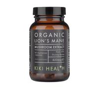 KIKI Health Lion's Mane Mushroom Extract 400mg Vegan Cognitive Support Capsules - 60 Capsules