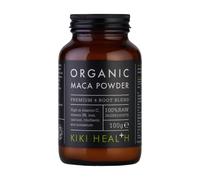 KIKI Health Organic Maca Powder | Premium Peruvian Superfood from Peru | Nutrient-Rich Adaptogenic Maca Root Blend | Natural Energy Boost & Hormonal Balance | Versatile & Easy to Use - 100g