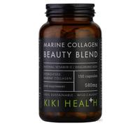 KIKI Health Marine Collagen Peptides Beauty Blend | Vital Protein Supplement for Skin, Hair Nails, Bones, Joints & Digestion | Hydrolysed Collagen with Vitamin C and Hyaluronic Acid - 150 Capsules