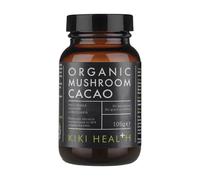 KIKI Health Mushroom Cacao Powder – Organic Mushroom Extract, 30% Beta-Glucan – 105g