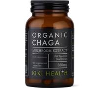 KIKI Health Organic Chaga Mushroom Extract Vegicaps 60 Vegicaps