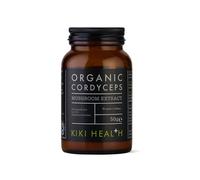 KIKI Health Organic Cordyceps Mushroom Powder Extract | Immune Support & 100% Fruiting Bodies | 30% Beta-Glucan Rich Polysaccharides | Vegan | Full-Spectrum Mushroom Extract S upplement- 50g