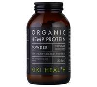 KIKI Health - Organic Hemp Protein - Plant-Based Protein Powder - Rich in Magnesium and Omega 3 - Contains All 21 Amino Acids and 8 Essential Fatty Acids - Post Workout Shake - 235g