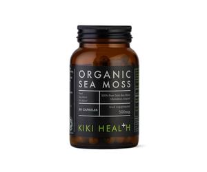 KIKI Health Organic Irish Sea Moss Capsules | Sustainably Sourced, Rich in Iodine for Thyroid Support, Optimal Nutrient Potency, Convenient Vegan Capsules | Promotes Holistic Wellness | 90 Vegicaps