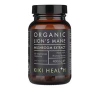 KIKI Health Organic Lion's Mane Extract Mushroom 60 Vegicaps-3 Pack
