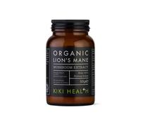 KIKI Health Organic Lion's Mane Extract Mushroom Powder | for Cognition, Memory, Brain Health and Mental Focus | Clarity of Mind | 30% Beta-Glucan Rich Polysaccharides | 100% Fruiting Bodies | 50g