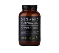 KIKI Health Premium Organic Moringa Leaf Powder - Certified Superfood with Essential Vitamins & Sustainably Sourced for Healthy Living - Conveniently Blends into Smoothies & Dishes - 100g