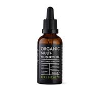 KIKI Health - Organic Multi-Mushroom Extract Tincture - 8 Mushroom Blend for Immune Support, Cognitive Clarity & Stress Resilience - Full-Spectrum Fruit Bodies & Sclerotium - 50ml