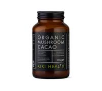 KIKI Health Mushroom Cacao Powder – Organic Mushroom Extract, 30% Beta-Glucan – 105g