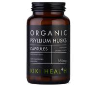 KIKI Health Organic Psyllium Husks - 120 x 850mg Vegicaps