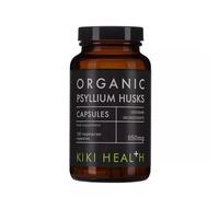 Kiki Health Organic Psyllium Husks 850mg Vegan Gluten-Free Capsules 120 vcaps