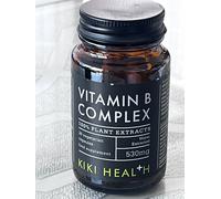 Kiki Health Vitamin B Complex – Plant-Based B1 B2 B3 B5 B6 B7 B9 B12 – 30 Vegan Capsules