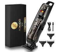 KIKIDO Hair Clippers Professional Cordless for Men, Barber Clippers for Hair Cutting Kit, Wireless LCD Display Hair Trimmers Set, Rechargeable Haircut Machine for Family (Normal)