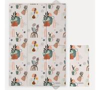 Kikido Travel Changing Mat 15,7x26,6 Inches (40x60 cm) - Nature - Portable Changing Pad, Foldable and Waterproof 60 x 40 cm - Travel Mat for Nappy Changing