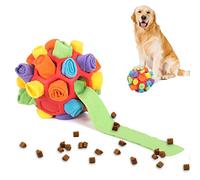 KIKIGOAL Foraging Snuffle Ball for Dogs, Snuffle Toy Bite Resistant Treat Dispenser Toy Interactive Enrichment Toys for Small Pet Puppy Dogs Intellectual Training