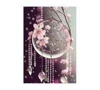 KiKiHong Diamond Painting Kits, Diamond Painting Dream Catcher Diamond Painting, Diamond Art Painting, DIY Cross Embroidery Painting Kits, Beginners, Wall Déco 30 x 40 cm
