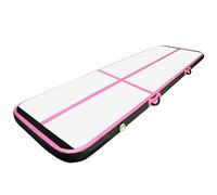 KIKILIVE Inflatable Gymnastics Mat 100x60cm, 10cm/20cm Thick Tumbling Mat with Pump & Carry Bag, Inflatable Gymnastics Block for Home Training, Cheerleading, Yoga & Water Fun