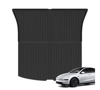 KIKIMO Cargo Mat for 2025 Tesla Model Y Juniper, for Tesla New Model Y 5-Seater Accessories, All Weather TPE Cargo Liner, Custom Fit Heavy Duty Non Slip Trunk Protector