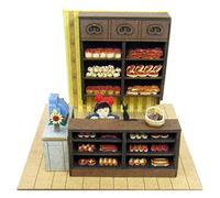 さんけい Kiki's Delivery Service Ghibli Mini Studio Store Tending Miniature Model Kit