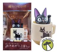 Kiki's Delivery Service Jiji in Teacup Roly Poly Tilting Figure Studio Ghibli