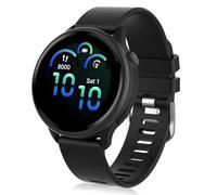 KIKISML 20mm Strap Compatible with Garmin Vivoactive 6/Vivoactive 5, Soft Silicone Replacement Band Compatible with Garmin Venu 3/ Forerunner 55/165/245 Music 【20mm Universal Replacement Band】- Black