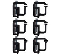Kikito Mounting Clamps Truck Cap Topper Camper Shell for Silverado Sierra Dakota RamF150 F250 Titan Tacoma Tundra 6PC | Ladder Rack Clamps, Truck Bed Clamps, Canopy Clamp |