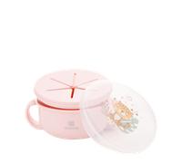Kikka Boo 2 In 1 Snack Bowl - Savanna Pink