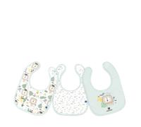 Kikka Boo Cotton Bibs Set - Savanna Mint - 3 pcs