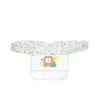 Kikka Boo Eva Long Sleeve Bib With Catcher - Savanna Mint - 3 pcs