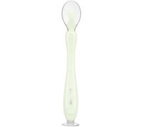 kikka boo - Silicone Spoon with Suction Cup, 1 x Mint