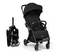 KikkaBoo Ciela Buggy Pushchair up to 22 kg - Comfortable & Suitable for Everyday Use, One-Hand Foldable, Breathable & Water-Repellent, Includes Rain Cover, Black