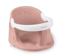 KikkaBoo Ocean Deep Baby Bath Seat, for Babies from 6+ Months, Ergonomic Bath Aid, Non-Slip Suction Cups, Easy to Clean, Suitable for Standard Bathtubs, Blush