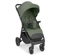 KikkaBoo Urban Pushchair, Lightweight Stroller from Birth up to 22 kg, Compact Folding, EVA Wheels with Suspension, Adjustable Handlebar, Green
