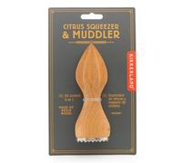 Kikkerland 2 In 1 Citrus Squeezer & Muddler Tool
