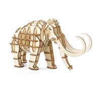 Kikkerland 3D Prehistoric Ice Age Wooden Jigsaw Puzzle - Mammoth